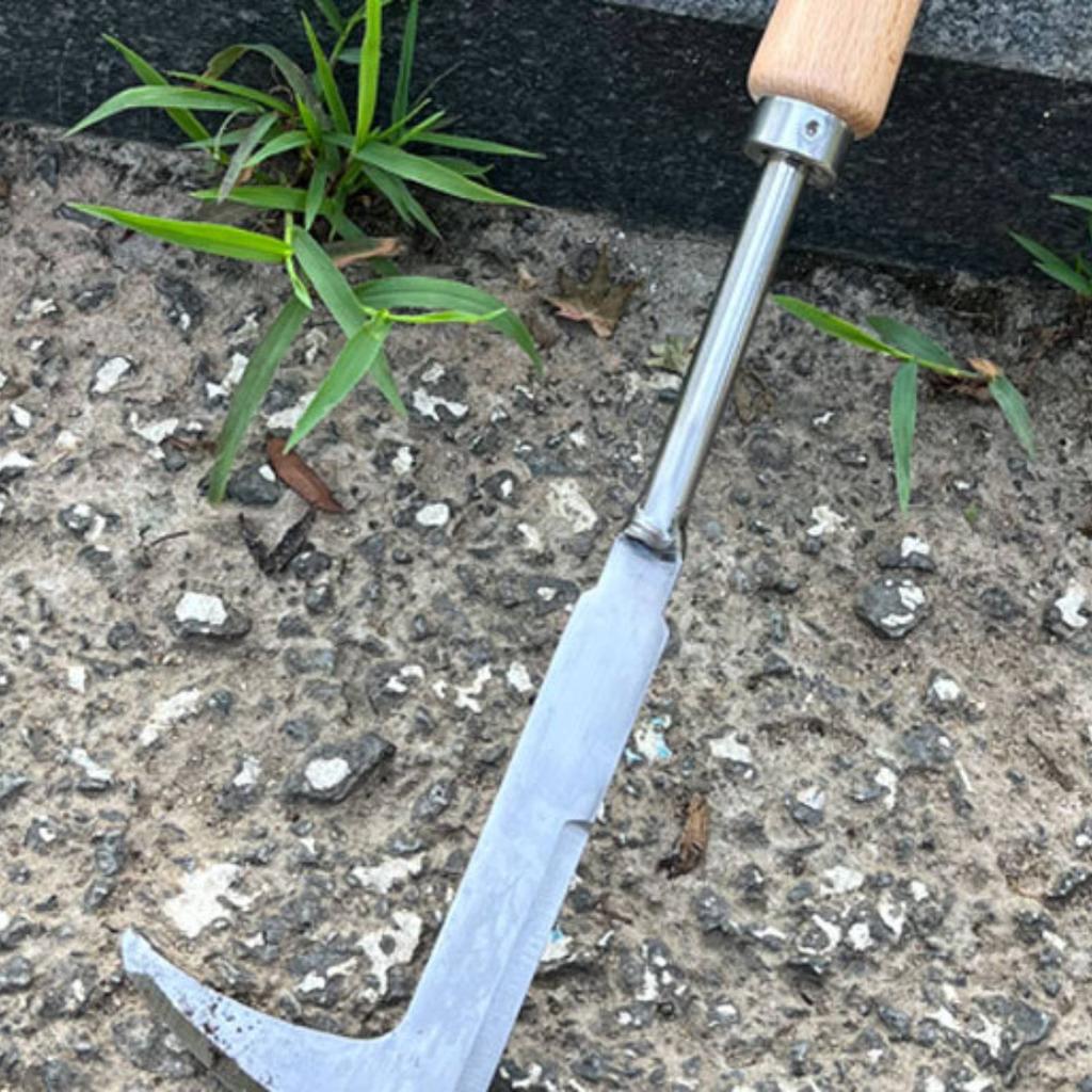 Crevice Weeder Multi-Functional Crevice Weeding Tool Crack Weeder Sturdy-Duty Crack Weeding Stainless Steel for Walkway