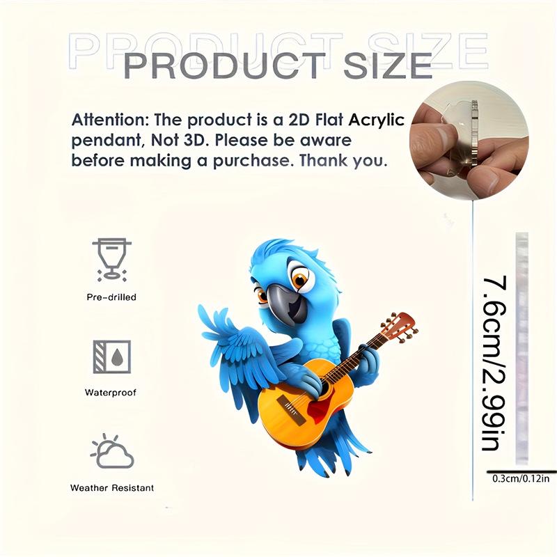 

Акриловый гитарный попугай подвесное украшение – Подвеска для украшения интерьера автомобиля Standard