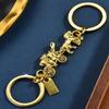 Car Key Double Chain Extended Accessories Personalized  Carriage Long Short Chain Bag Hanging Decoration