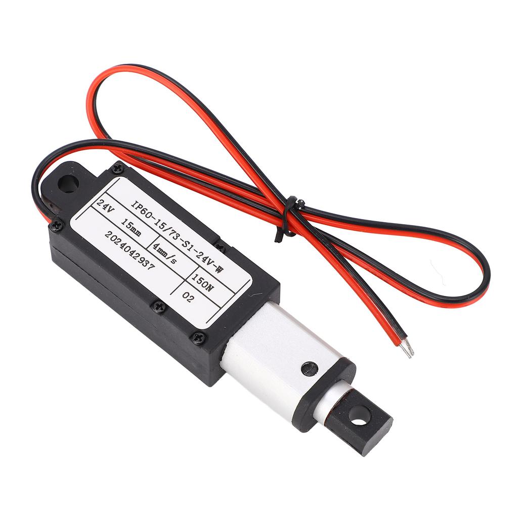 Elektrický Mini Lineární Pohon Teleskopický Malý Pohybový Pohon 150N 15mm Zdvih DC24V 4mm/s pro Robo