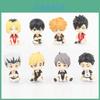Haikyuu Volleyball Boys Q Version Pvc Figure Blind Box Toy Set 8 Designs