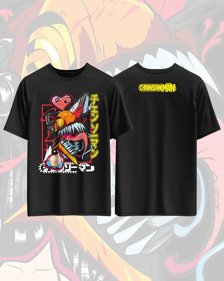 

Chainsaw Unisex Anime Denji Printed Tshirt Unisexs and Womens Tshirt Unisexs Top Sports Tshirt 2026 Summer New Tee S