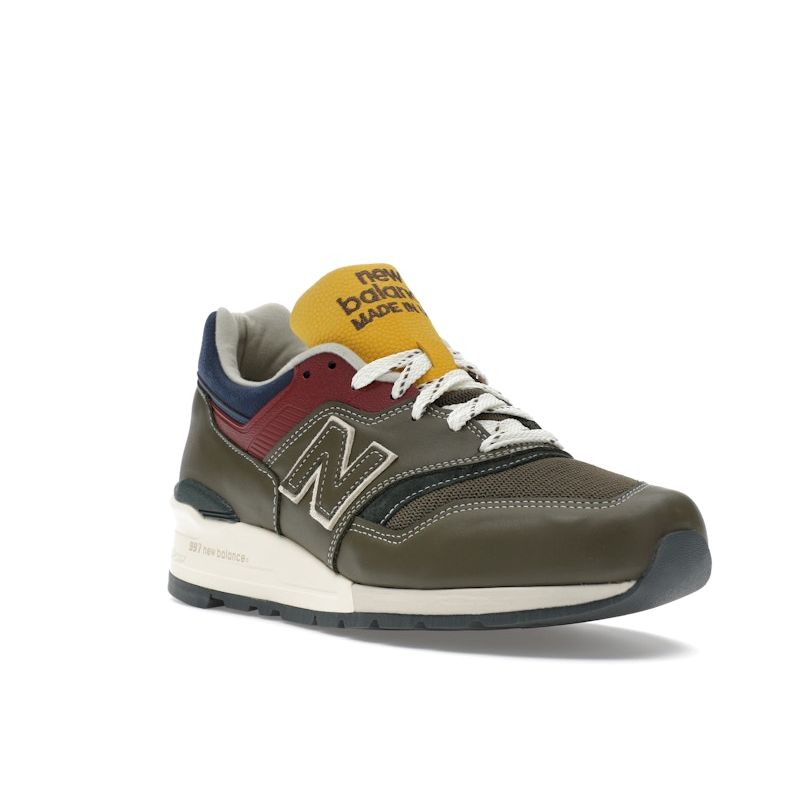 Aimé Leon Dore X New Balance 997 Made In USA Dark Moss Angora Men Sneakers Green U997AIM