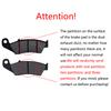 Motorradteile Vorder- und Hinterradbremsbeläge Satz Für Honda VFR400 VFR 400 R3K R3L R3M R3N NC30 1989-1992 Metall- und Messinglegierungen