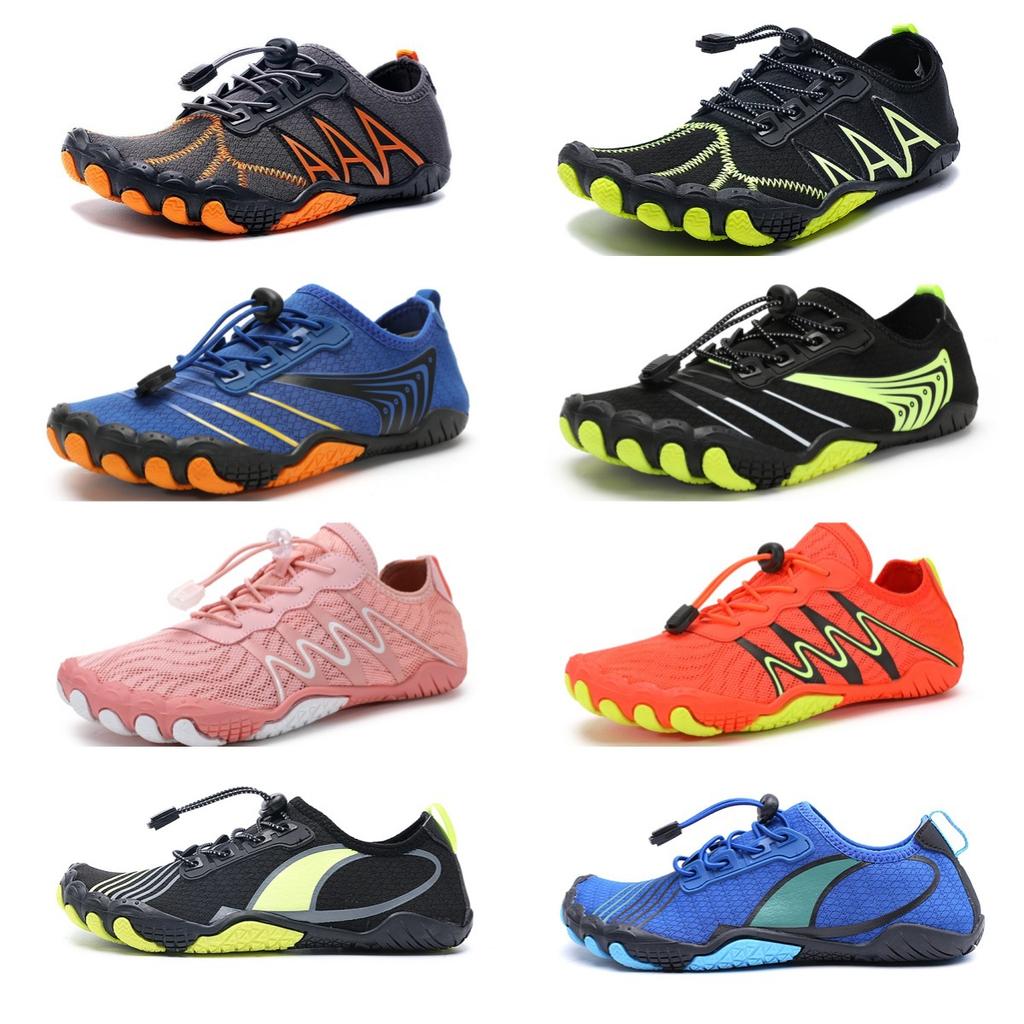 Outdoor New Five-finger Barefoot Shoes Hiking Shoes Surfing Hiking Shoes Rock Climbing Off-road Men's and Women's Wading Shoes