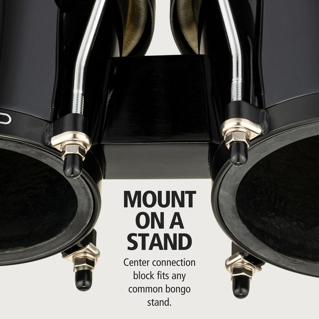 MEINL Percussion Headliner Series Fiberglass Bongo HFB100BK []