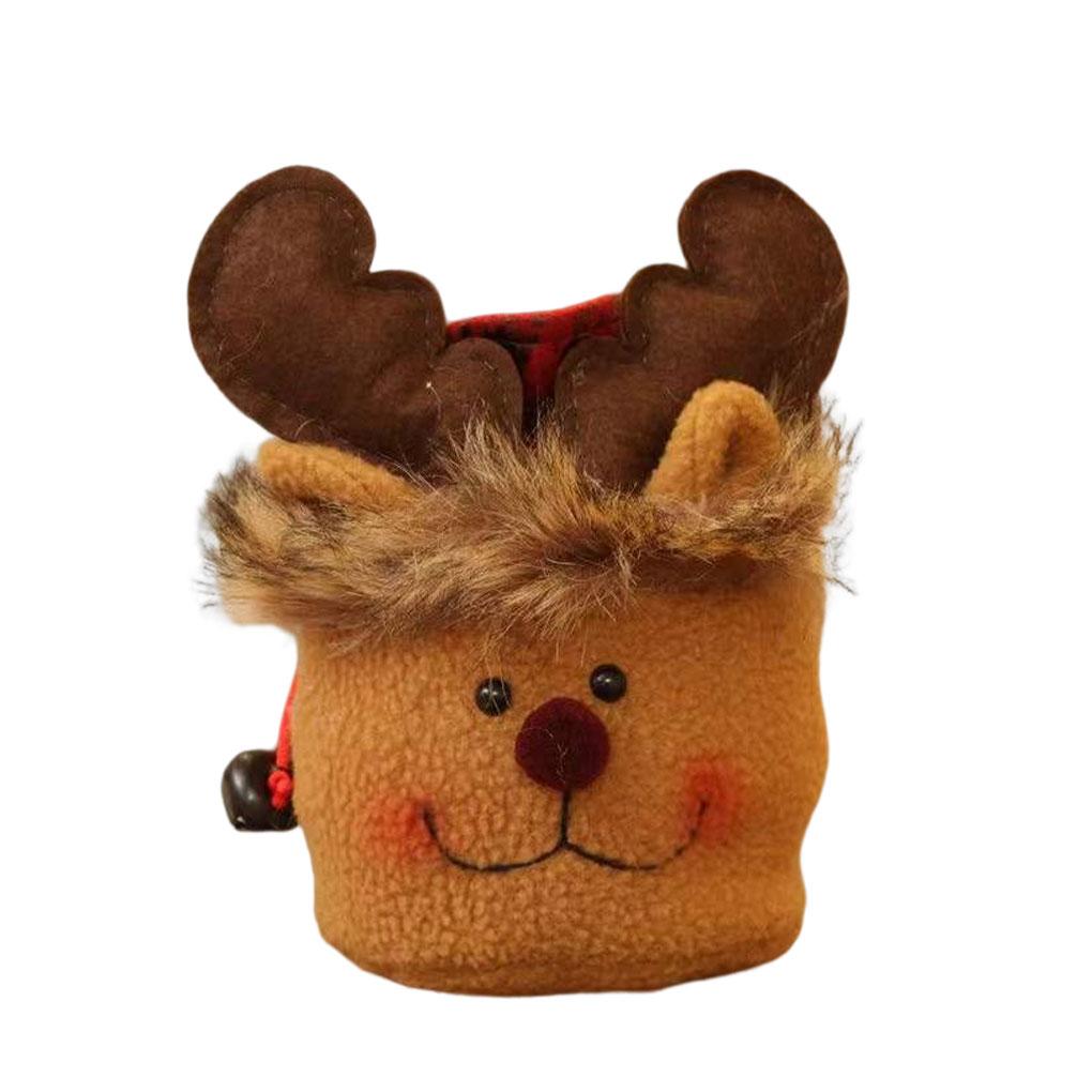 

Подарочный пакет Рождественский декор Мешок конфет Детские игрушки Праздничные принадлежности Большая емкость Бытовые аксессуары Праздничная фурнитура Рождественский кулон deer shape