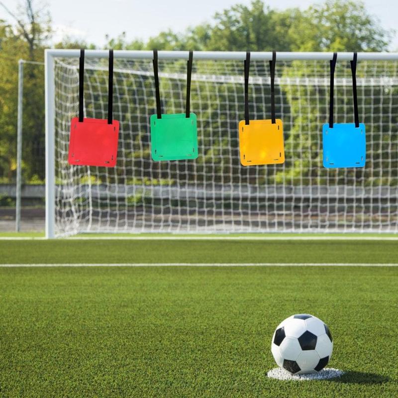 Football Training Targets Discs Football Goal Agility Targets Disc With Strap for Accurate Training
