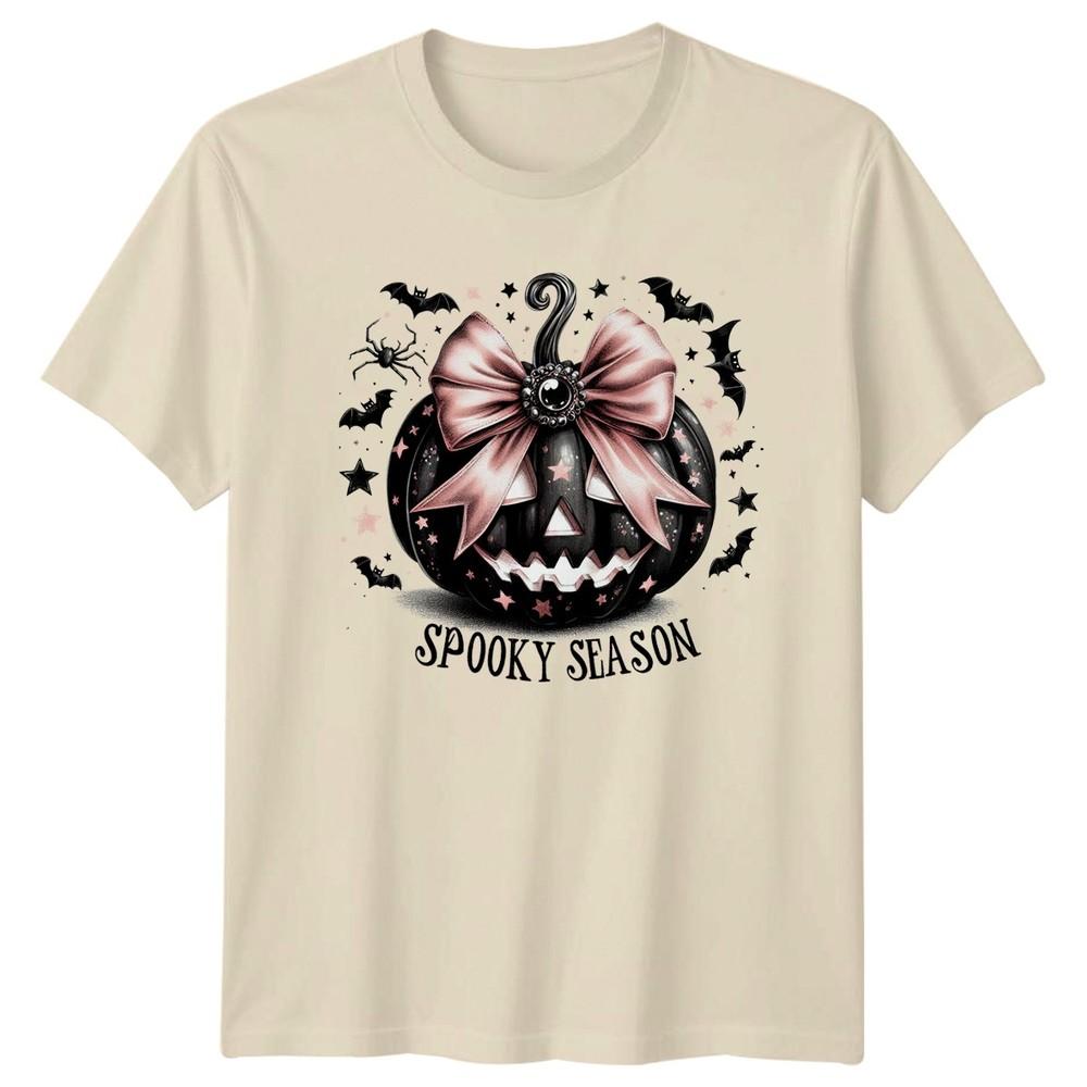 Spooky Season Unisexs TShirt Pink Halloween Halloween Gift For Her