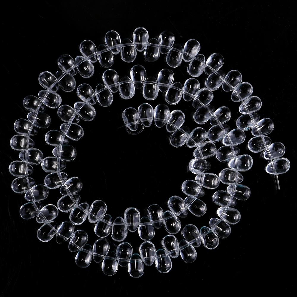 1 Strand 6x9mm Teardrop Glass Beads Colorful Electroplate Loose Spacer Beads For Jewelry Making DIY Bracelets Necklace Supplies