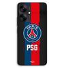 Smartphone Case - MANIACASE - Xiaomi Redmi 13C 5G - PSG Logo - Black Background - TPU Silicone