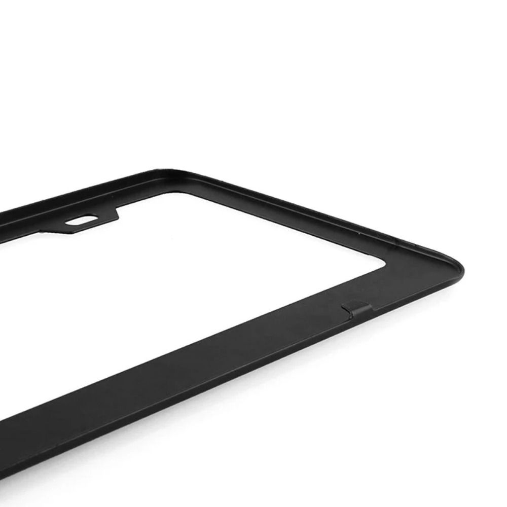 2Pcs Rustproof Car License Plate Frame Universal Car Frame Plate  Vehicles Exterior Decoration