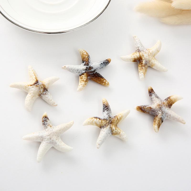 Acrylic Starfish Seashell Conch Pendant for DIY Crafting