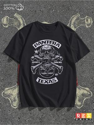 T-Shirt with Pantera Band Print