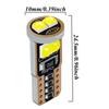 10Pcs T10 W5W WY5W 2825 Super Bright LED Canbus No Error Car Interior Reading Dome Lights Auto Parking Lamp Wedge Tail Side Bulb