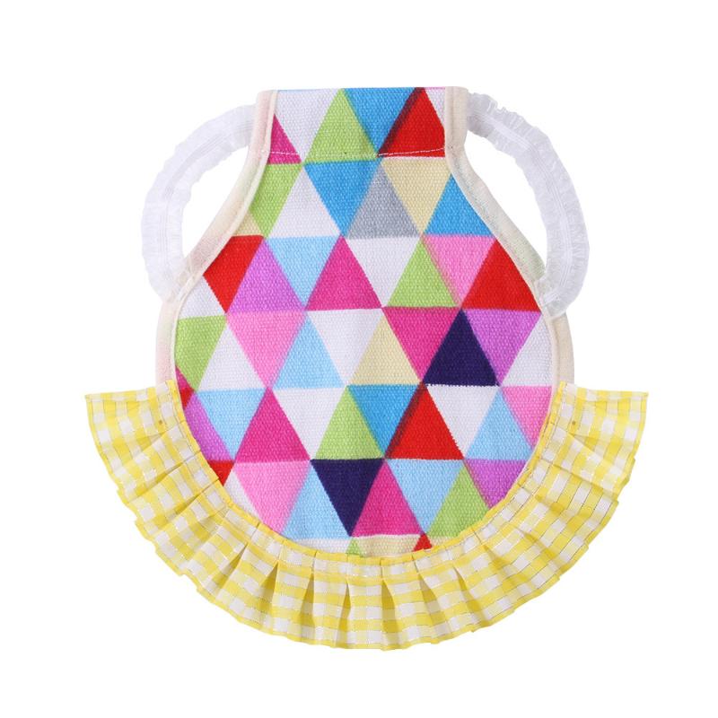 

Adjustable Chicken Apron With Ruffle Back Protector For Hens Poultry Feather Guard Anti Pecking A3