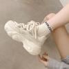 Dad's Shoes Women's  New Autumn Thick Sole Cake Shoes Elevated Sports Shoes Autumn and Winter Casual Running Shoes