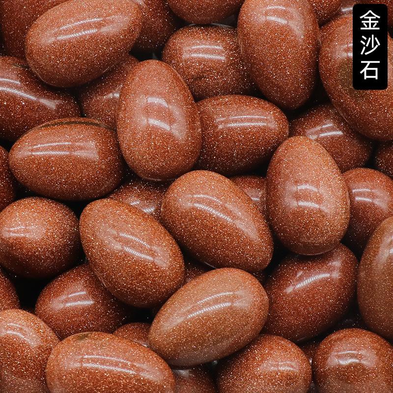 1 ks Vejcovitý 30mm Křišťálový Jadeit Malé Vejce Těžební Ptačí Vejce Kámen Velikonoční Barevné Vejce Přírodní Křišťálový Kámen Sádrové Dropshipping