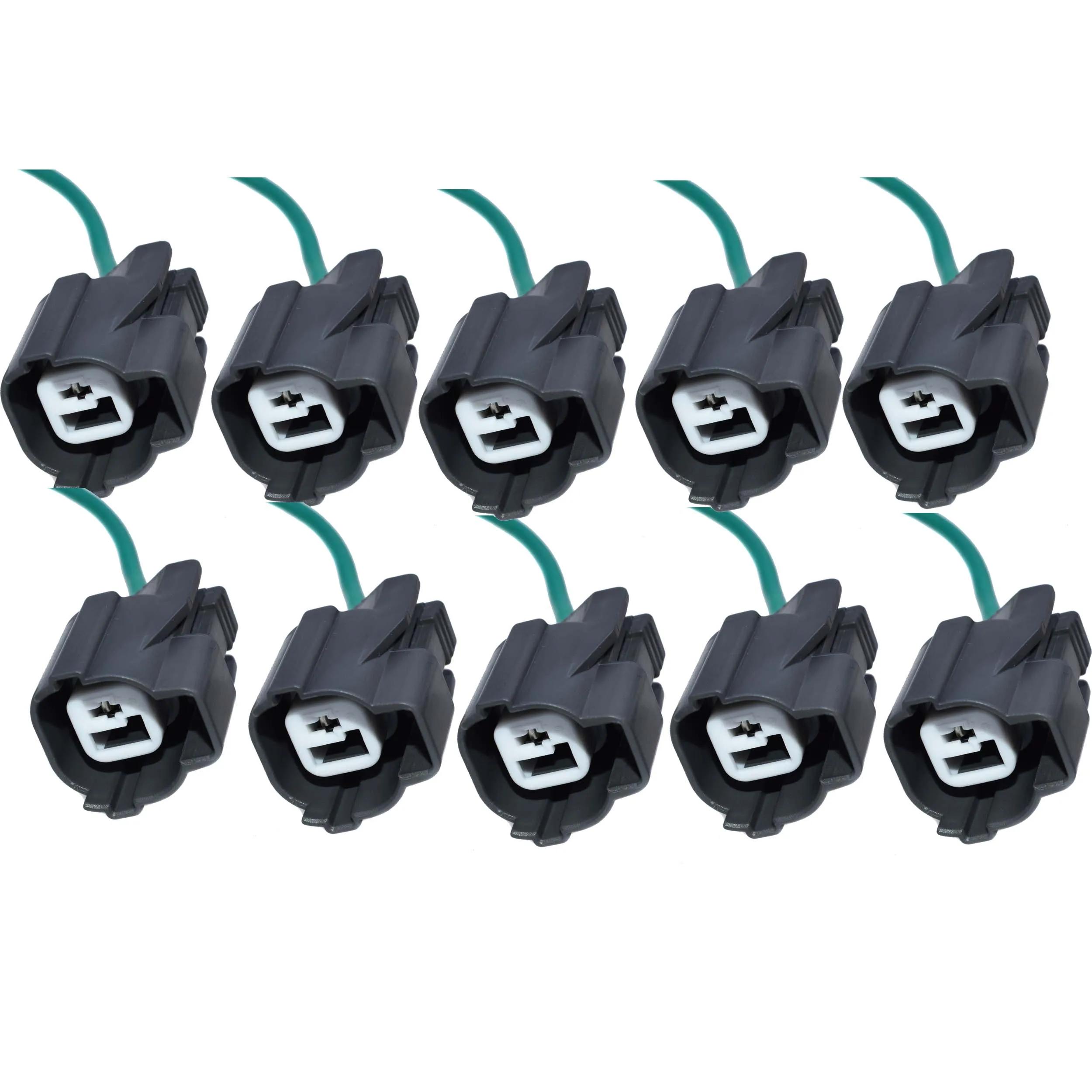10 Pcs VTEC Solenoid Valve Knock Sensor Oil Pressure Switch Harness Connector Plug For Honda Acura Civic Prelude Accord Odyssey 10 pieces