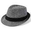 Top Hat Men's Vintage Jazz Hat Spring Summer Autumn Suit Hat British Gentleman's Hat