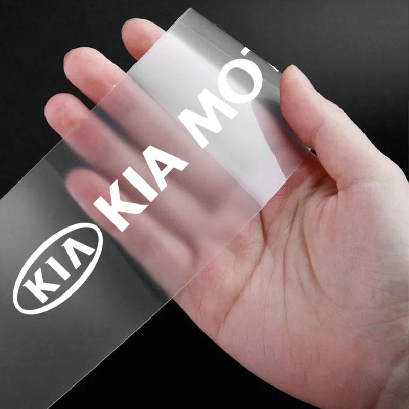 4Pc Car Threshold Protector Transparent Decorative Badge 3D Sticker For KIA Cerato Sportage R K2 K3 K5 K6 K7 K8 RIO 3 4 Sorento Picanto