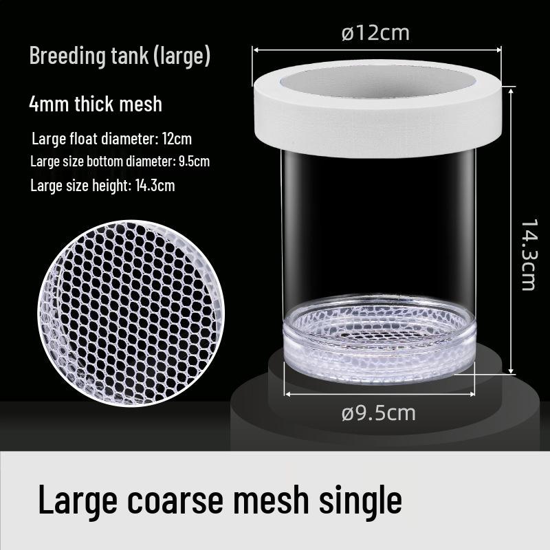 Guppy Breeding Box: Fish Isolation & Hatching Tank for Small Fish Fry & Mother Fish