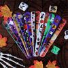 100 Peças Pulseiras de Bater Únicas com Tema de Halloween Pulseiras de Bater de Halloween para Reuniões Temáticas e Celebração