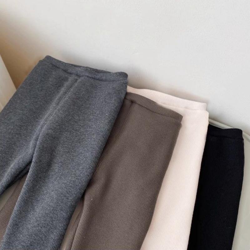 Baby Girls Thermal Leggings Spring Autumn Winter Kids Lace Flower Cute Simplicity Tight Trousers Children Skinny Pants