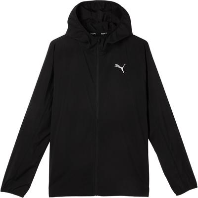 Run Plcd Hooded Jacket With Logo Men Jackets Black 52241501