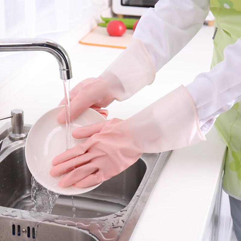 Tingle Durable Thin Household Rubber Cleaning Gloves