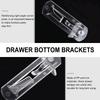 20Pcs Shelf Support Peg Plastic Clear Locking Clips Heavy Duty Adjustable Shelving Brackets Cabinet Support Clips