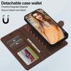 2 in 1 High Quality Retro Magnetic Flip Leather Case for iPhone 16 15 14 13 12 11 XR XS/Samsung S24 Ultra S23 FE A55 A54 Wallet Card Cover Phone Case