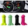 Nyhet Spottdäckshattar 4 st Silikonventilspindel Penis Lyser för att Förhindra Sandinträde Prank Kärna Stötfångarremsor Bil Cykel Mountainbike Tillbehör