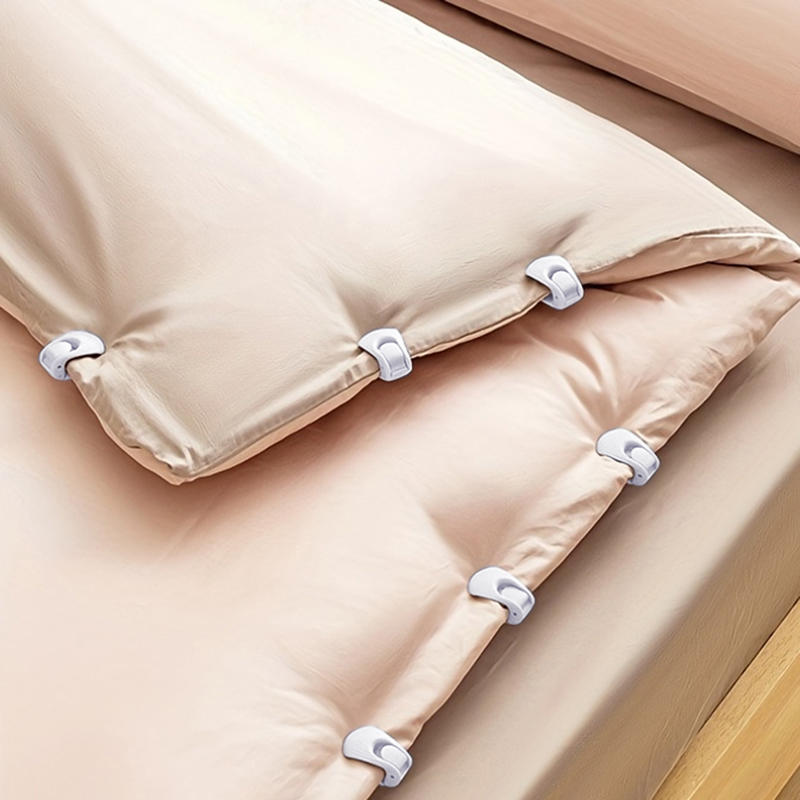 4/8Pcs Duvet Cover Clips,Anti-Slip Quilt Holder Clips,Quilt Sheet Holder Comforter Fasteners Grippers No Pins Quilt Fixer
