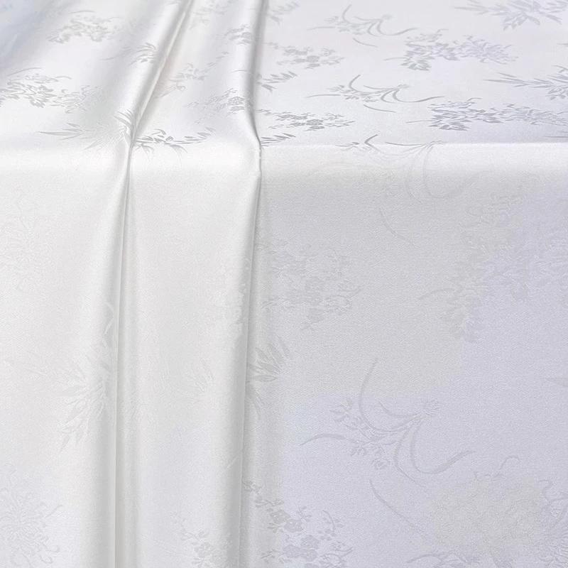 Antikstil Imitation Seide Jacquard Satin Stoff Chinesischer Stil Dunkles Muster Gewebter Brokatstoff DIY Hanfu Cheongsam Kleid