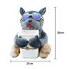 Car Creative Tissue Boxes Corgi Cloth Doll 2-in-1 Tissue Box Auto Decoration Storage Automobile Trash Can Car Tissue Holder 2025