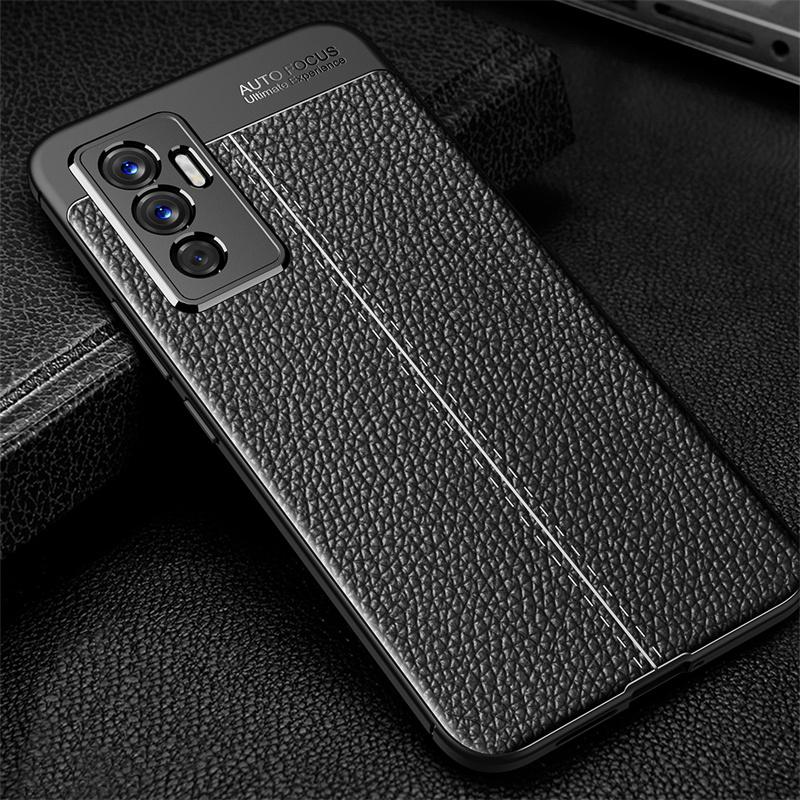 For Cover Vivo V23E Case For Vivo V23E Capas Shockproof Armor Phone Bumper Soft TPU Leather For Fundas Vivo V23E V 23 5G Cover