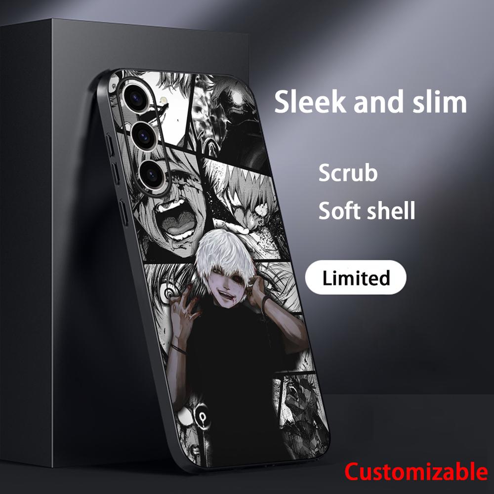

Tokyo Ghoul Centipede Japan Art Phone Case For Samsung Galaxy S25 S24 S23 S22 S21 S20 Plus Ultra Note20 Soft Black Galaxy S22 5G