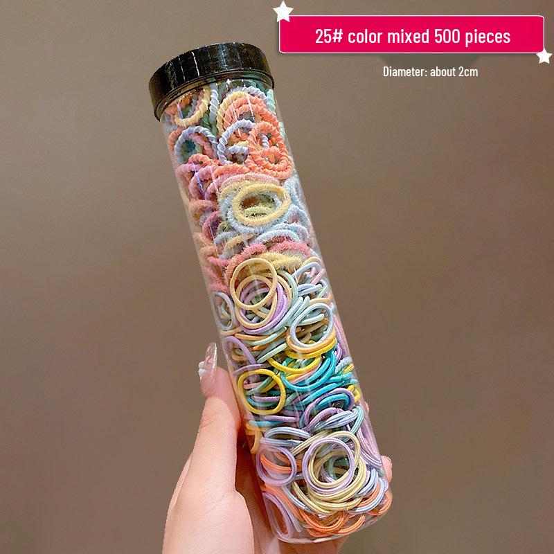No-Damage Elastic Hair Ties for Girls - High Elasticity Accessories