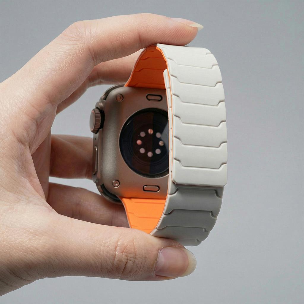 Fodral+Armband För Apple Watch Band 45mm 44 41 42 40mm Silikonarmband för Iwatch Serie 3 4 5 6 Se 7 8 9 10 Byt till Ultra Case