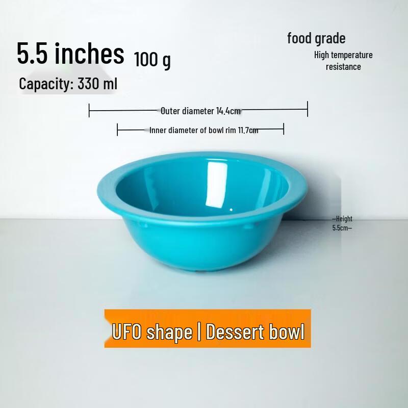 JingJingRS Melamine Flying Saucer Bowl