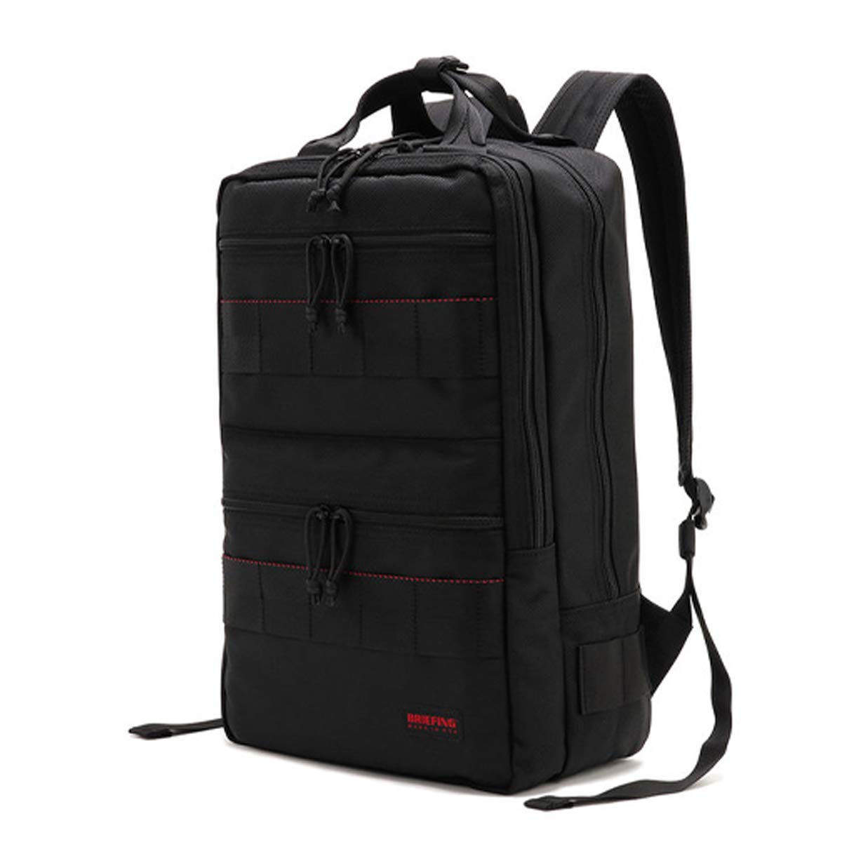 Produto original oficial SQ PACK Mochila empresarial BRF298219 Preta Tamanho Único [Briefing] Masculina