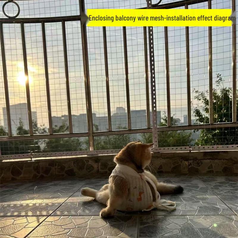 Galvanized Iron Window Mesh: Anti-Cat, Anti-Mouse, Anti-Bird Protection for Balconies