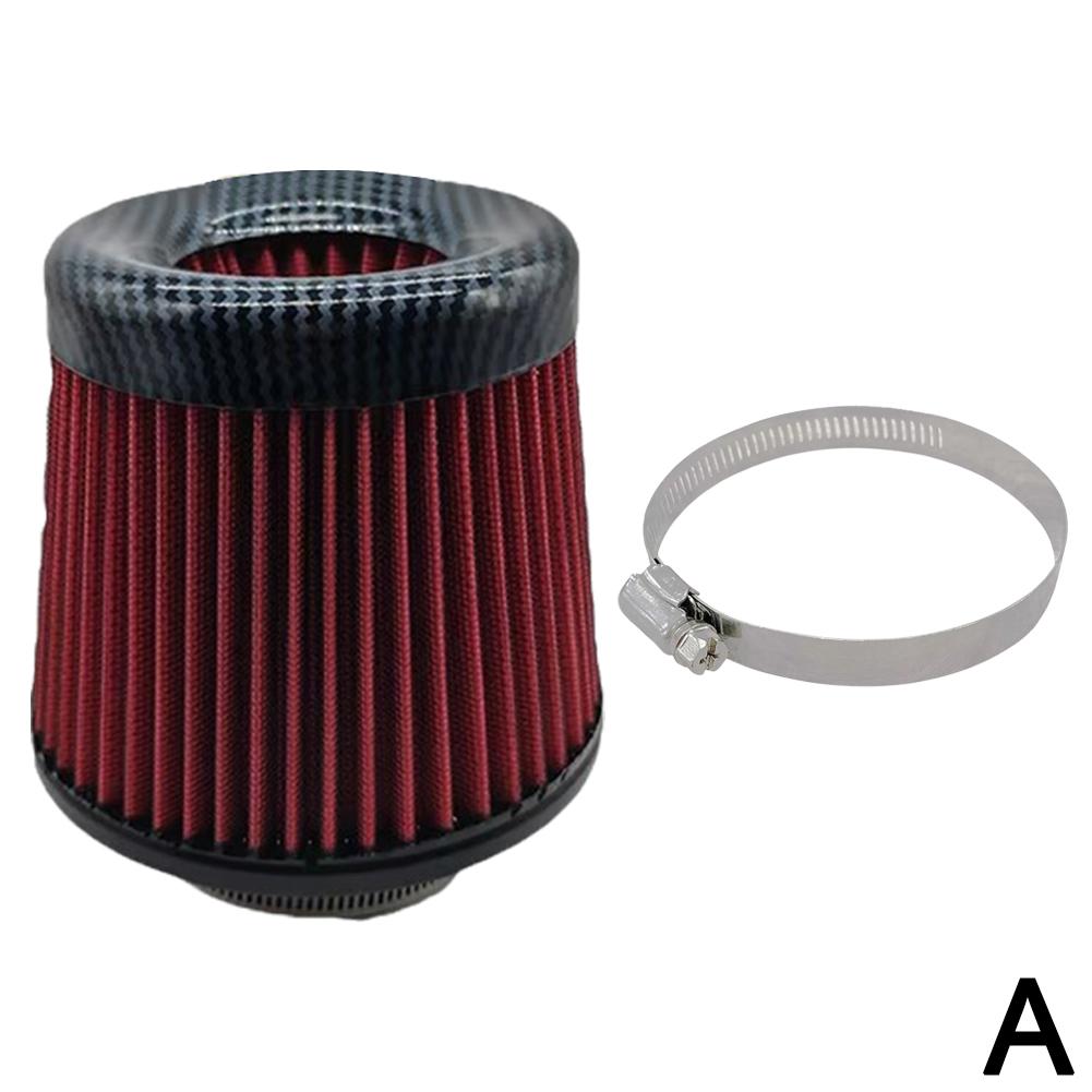 76MM 3 Inch Car Air Filters Vent Filter High Flow Kit Mesh Cone Engine Protector Replacement Auto Accessories Universal
