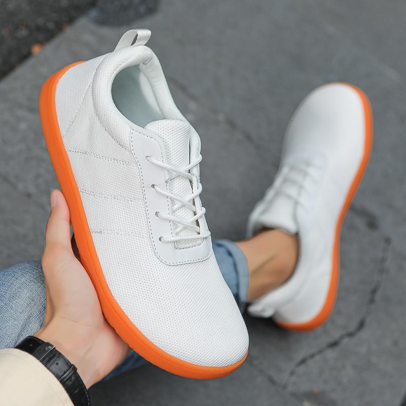 Wide Toe Casual Sports Shoes Breathable Mesh Gym Training Sneakers Light Elastic Fitness Flats Leisure Walking Shoes