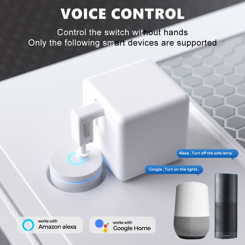 Tuya ZigBee Finger-bot Plus Smart Touch-Taste Schalter Arme Bluetooth Finger Roboter Smart Home Automation Funktioniert mit Alexa Google