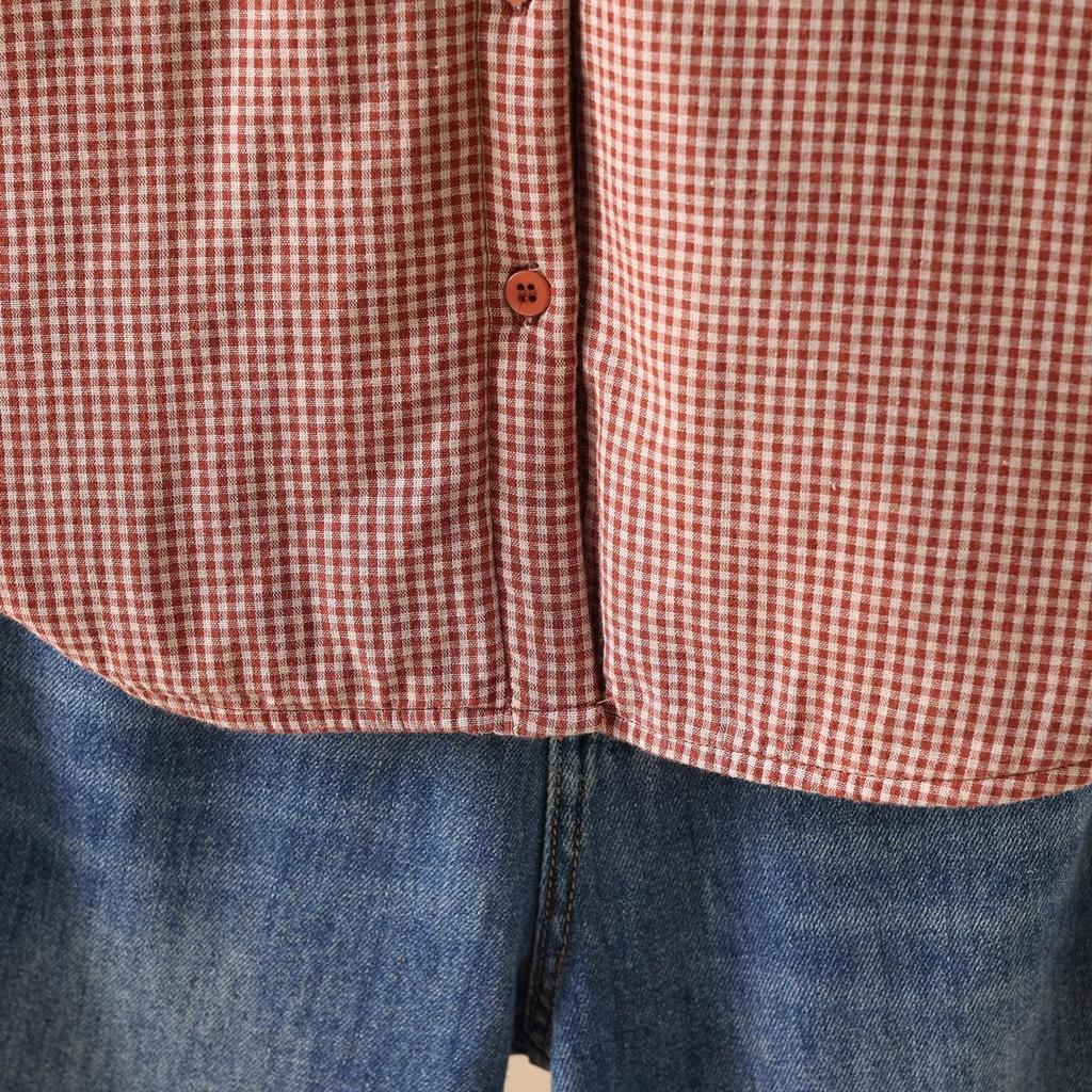 Women's Stylish Plaid Quilted Shirt Jacket with Cotton Padding - 2025 Autumn/Winter Collection, Warm Casual Top (Style 86536)