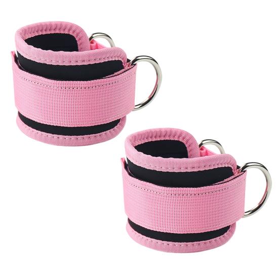 Ankle Strap for Cable Machine Adjustable Ankle Resistance Bands with Cuff for Gym Kickback Glute Workout Leg Extension Lower Body Exercise