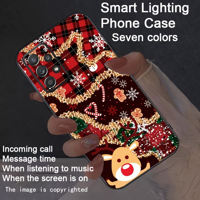 

For Nothing Phone 2 Phone 1 Cover Case LED Luminous Case Cute 2026 Christmas Funda Glow Capa For Nothing Phone 3a Pro Bumper Nothing Phone 2