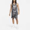 Nike Standard Issue Floral Graffiti Print Reversible Loose Fit Moisture Wicking Quick Dry Sports Casual Basketball Shorts Men shorts Black DH7387-050